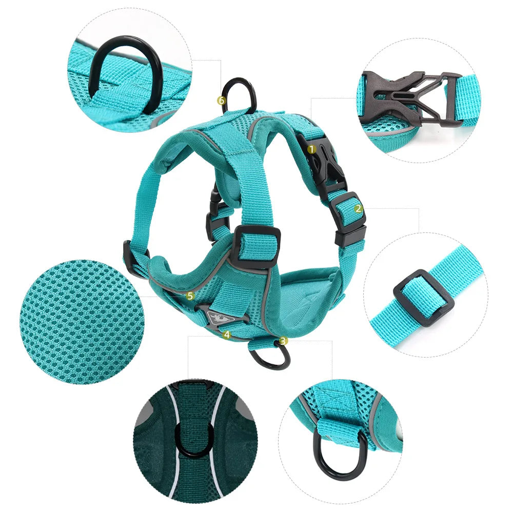 Harness and Leash Set Pet Accessories Dog Harness for Small Dog French Bulldog Pug Pitbull Puppy Pectoral Collar Chiens Supplies