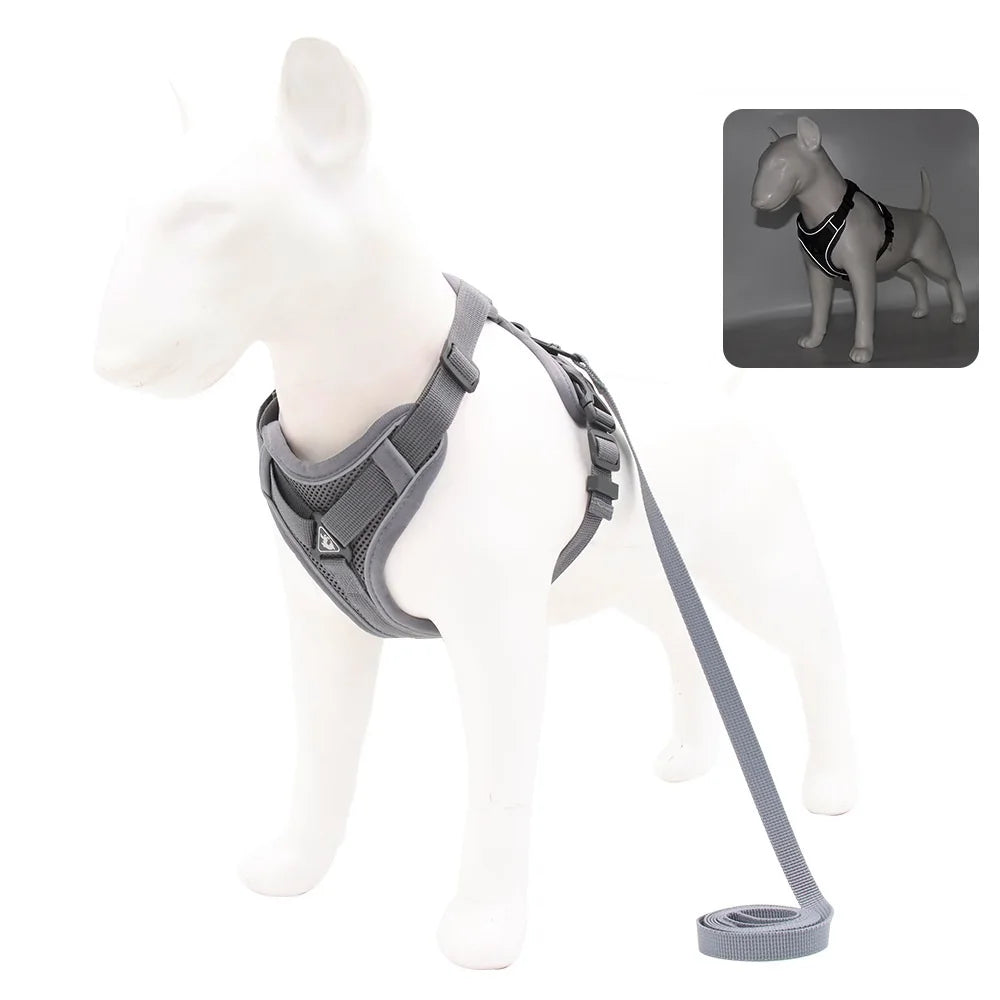 Harness and Leash Set Pet Accessories Dog Harness for Small Dog French Bulldog Pug Pitbull Puppy Pectoral Collar Chiens Supplies