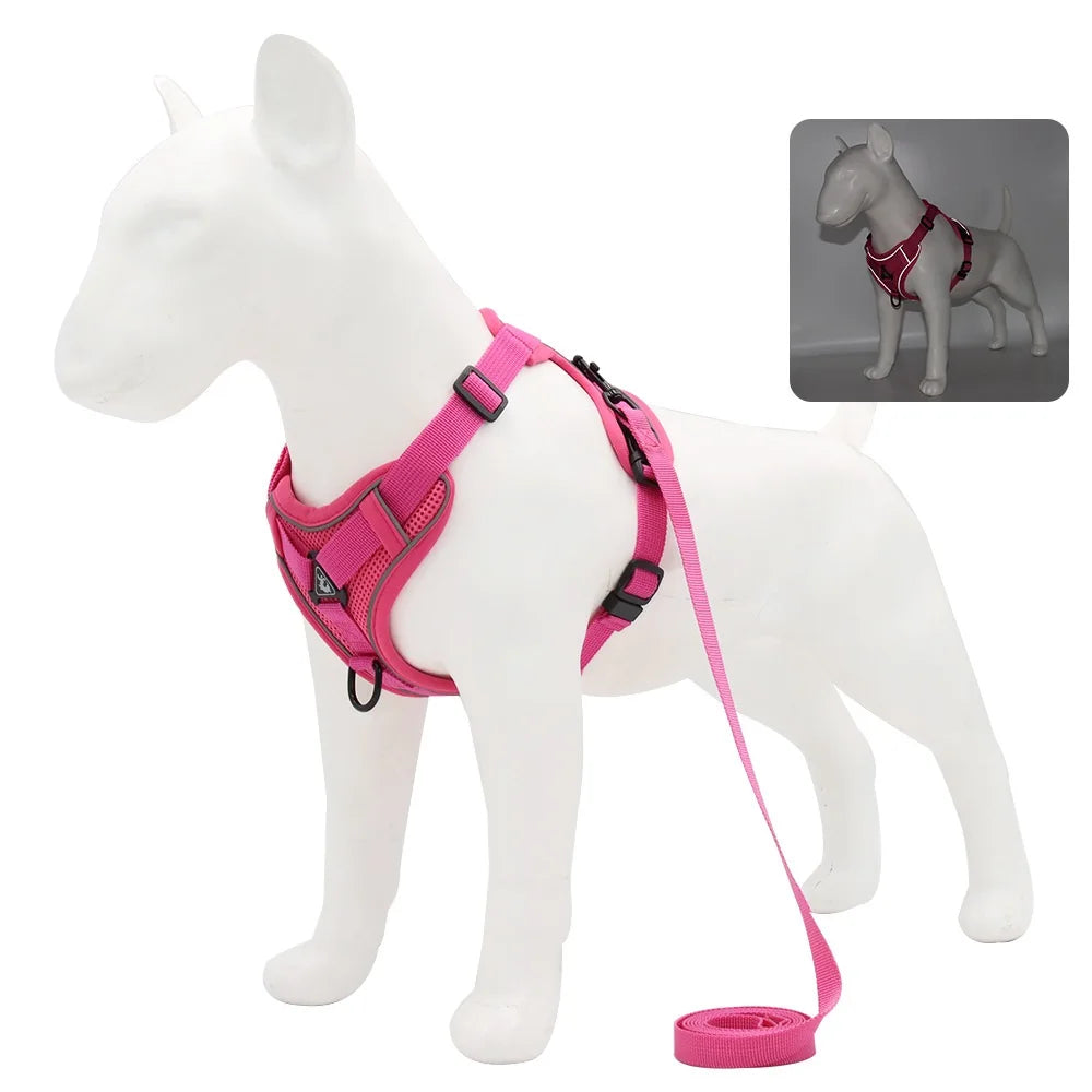 Harness and Leash Set Pet Accessories Dog Harness for Small Dog French Bulldog Pug Pitbull Puppy Pectoral Collar Chiens Supplies