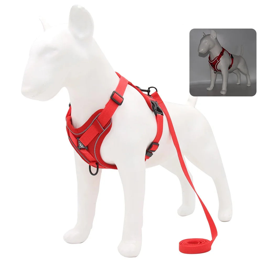 Harness and Leash Set Pet Accessories Dog Harness for Small Dog French Bulldog Pug Pitbull Puppy Pectoral Collar Chiens Supplies